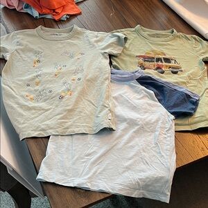 Crewcuts Boys Size 6 Short Sleeve Tees - Green and Blue